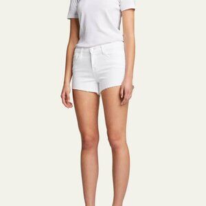 NWT L'Agence Audrey shorts Size 25 in White OG $205
